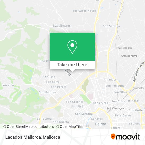 Lacados Mallorca map