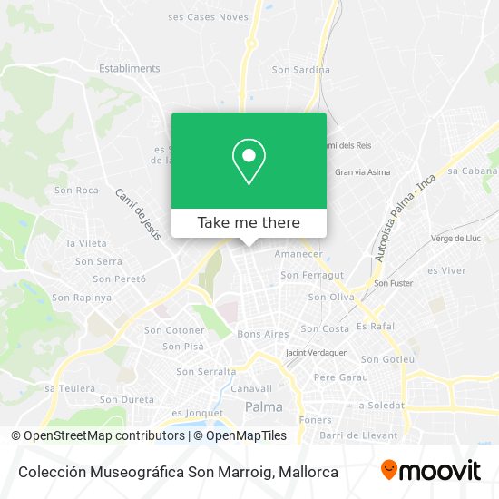 mapa Colección Museográfica Son Marroig