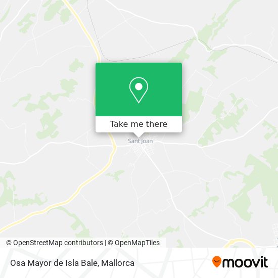 Osa Mayor de Isla Bale map