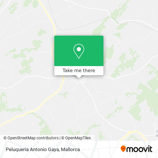 mapa Peluqueria Antonio Gaya