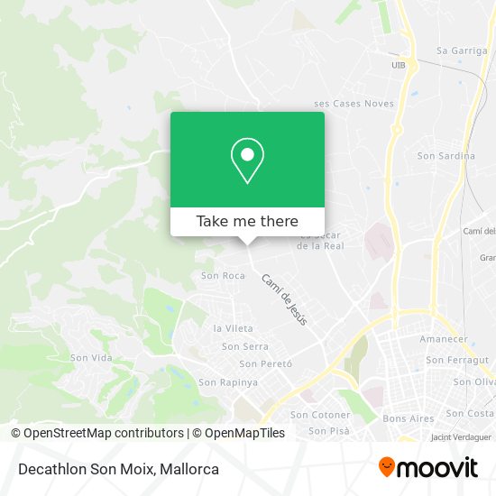 Decathlon Son Moix map