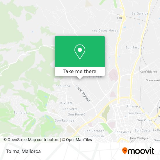 Toima map