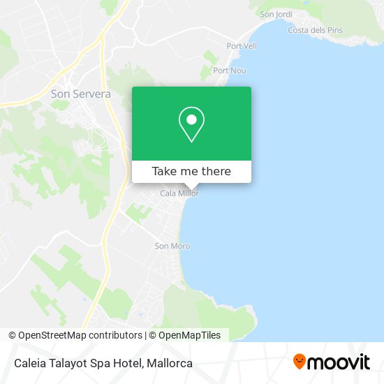 Caleia Talayot Spa Hotel map