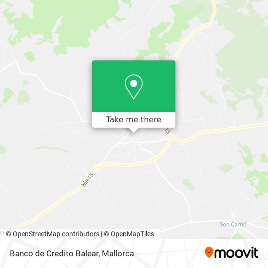 Banco de Credito Balear map