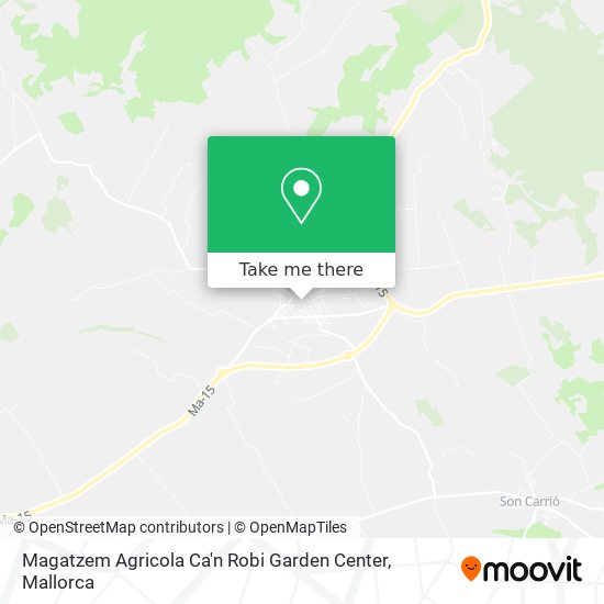mapa Magatzem Agricola Ca'n Robi Garden Center