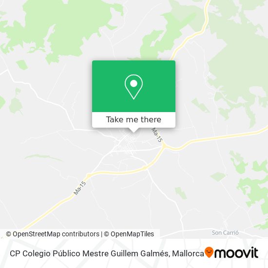 CP Colegio Público Mestre Guillem Galmés map