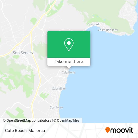 Cafe Beach map