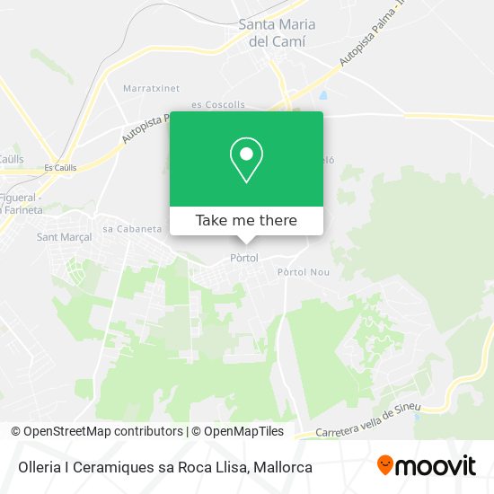 Olleria I Ceramiques sa Roca Llisa map