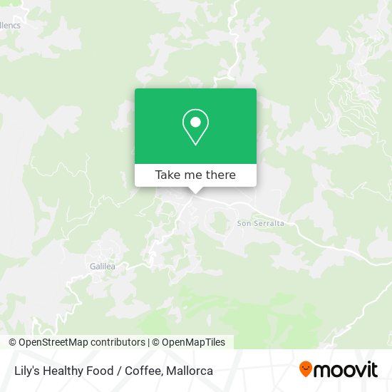 mapa Lily's Healthy Food / Coffee