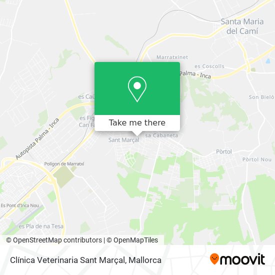 Clínica Veterinaria Sant Marçal map