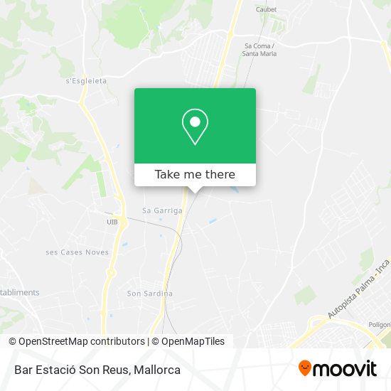Bar Estació Son Reus map