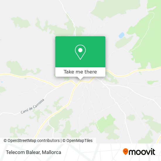 Telecom Balear map