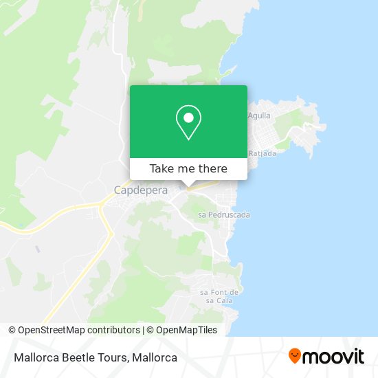 Mallorca Beetle Tours map