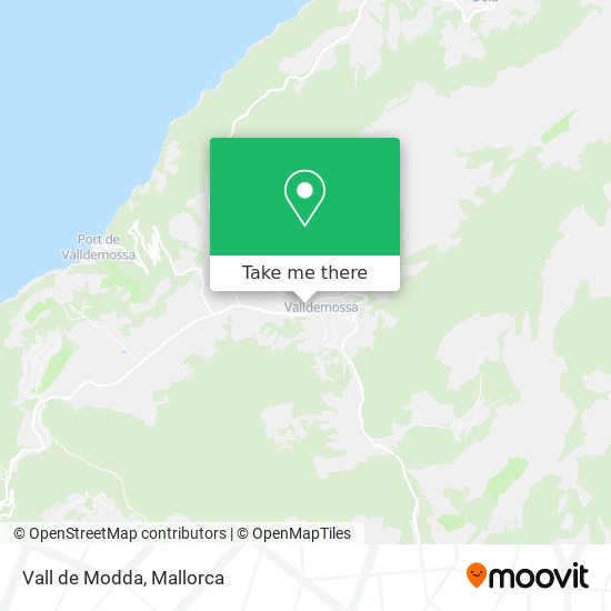 mapa Vall de Modda