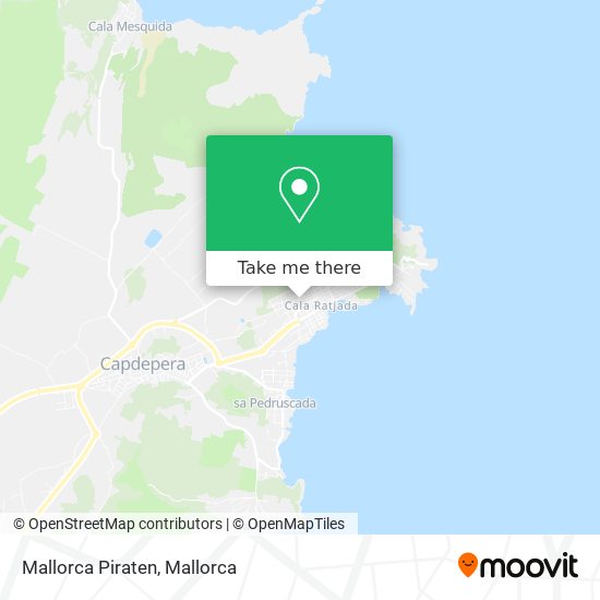 Mallorca Piraten map