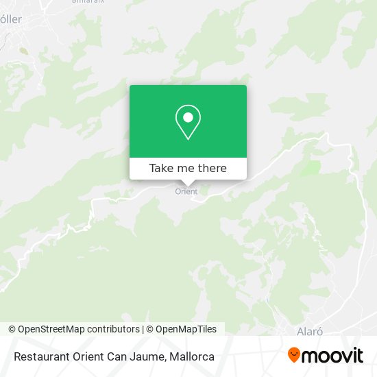 Restaurant Orient Can Jaume map