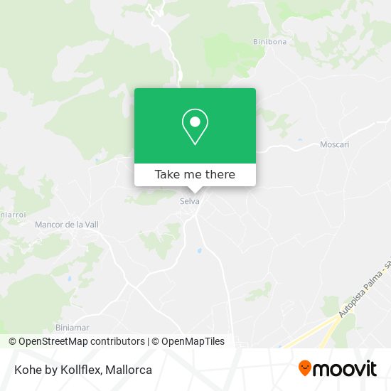 mapa Kohe by Kollflex