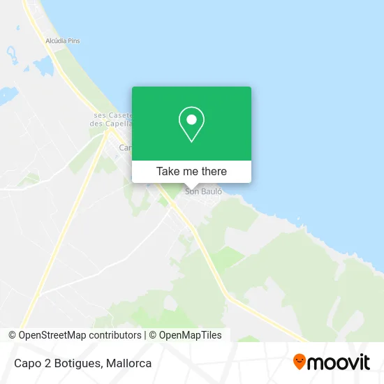 Capo 2 Botigues map
