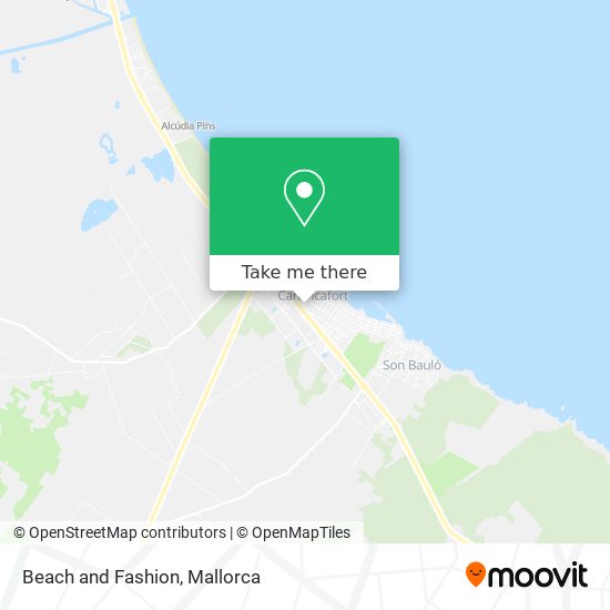 Beach and Fashion map