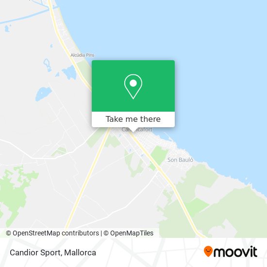 Candior Sport map