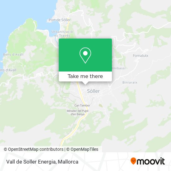 Vall de Soller Energia map