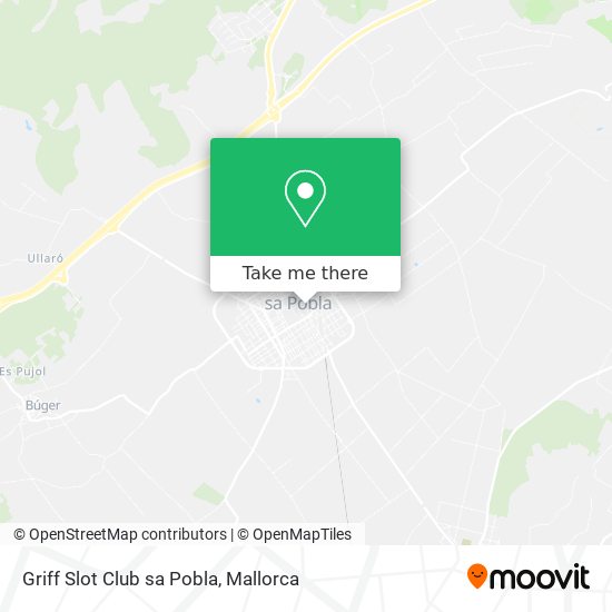 Griff Slot Club sa Pobla map