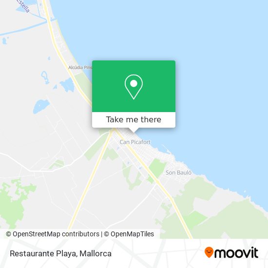Restaurante Playa map