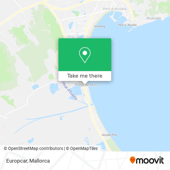 Europcar map