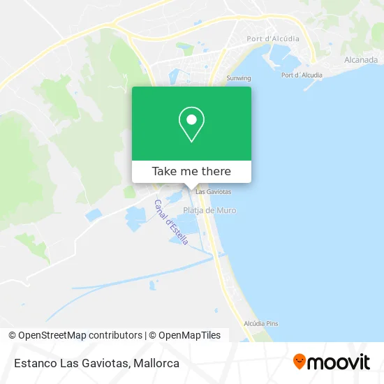 Estanco Las Gaviotas map