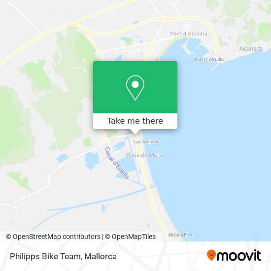Philipps Bike Team map