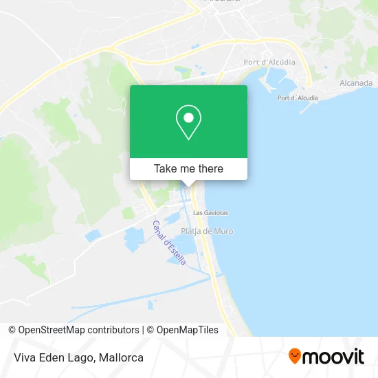 Viva Eden Lago map