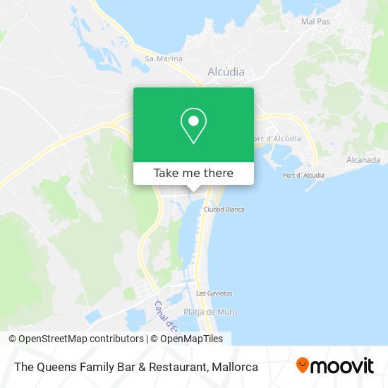 The Queens Family Bar & Restaurant map