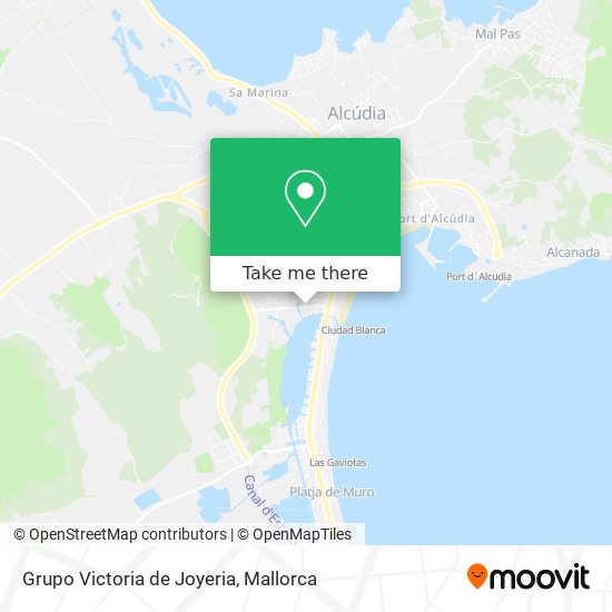 Grupo Victoria de Joyeria map