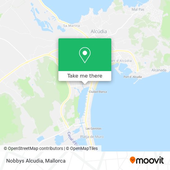 Nobbys Alcudia map