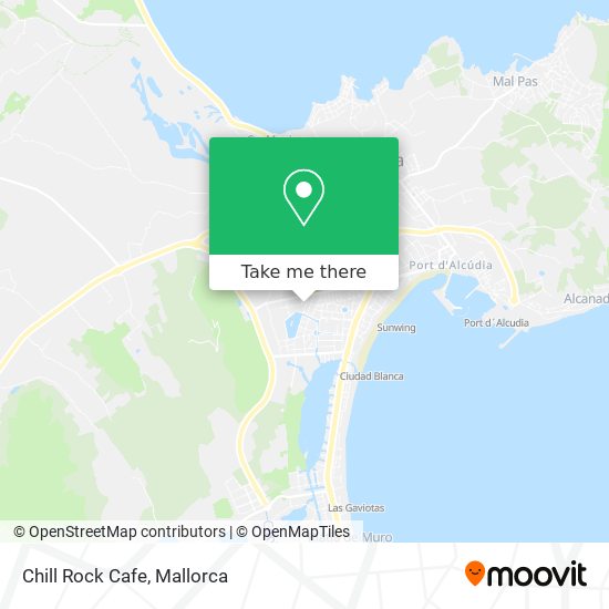 Chill Rock Cafe map
