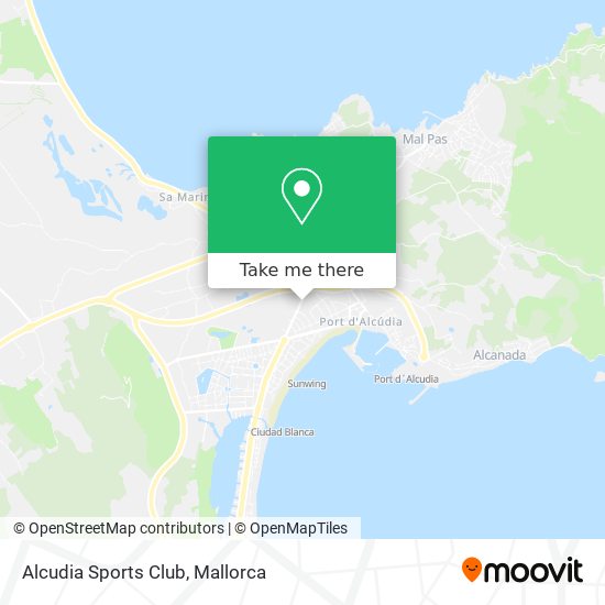 Alcudia Sports Club map