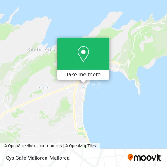 Sys Cafe Mallorca map