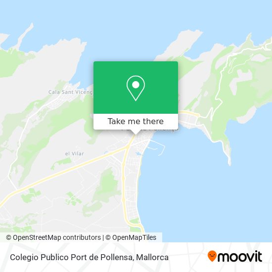 Colegio Publico Port de Pollensa map