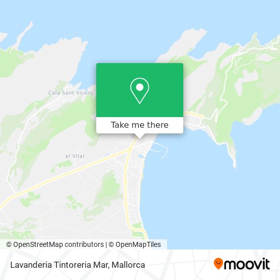 mapa Lavanderia Tintoreria Mar