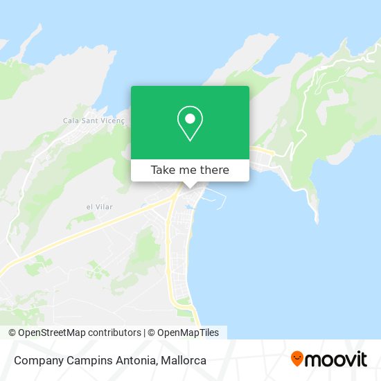 Company Campins Antonia map