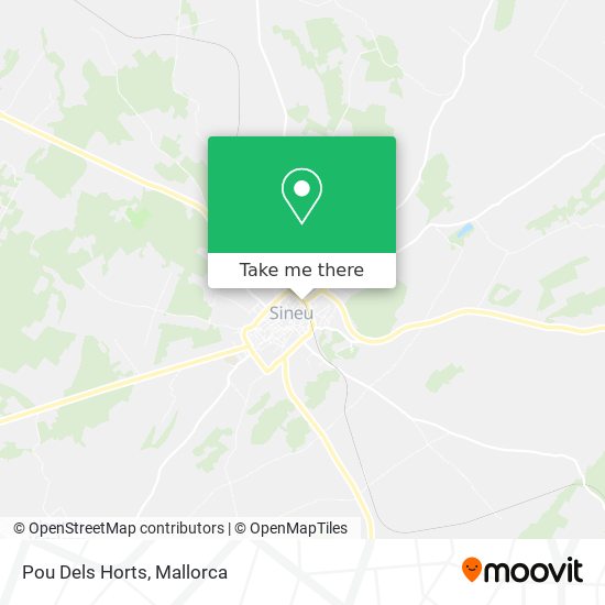 Pou Dels Horts map