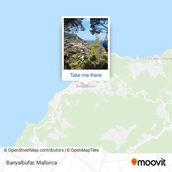 Banyalbufar map