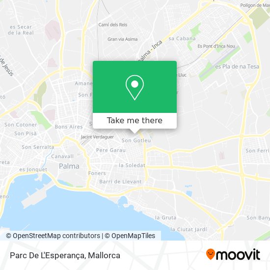 Parc De L'Esperança map