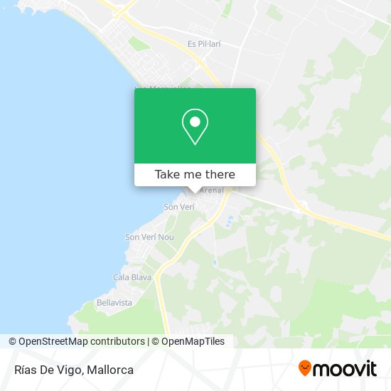 mapa Rías De Vigo