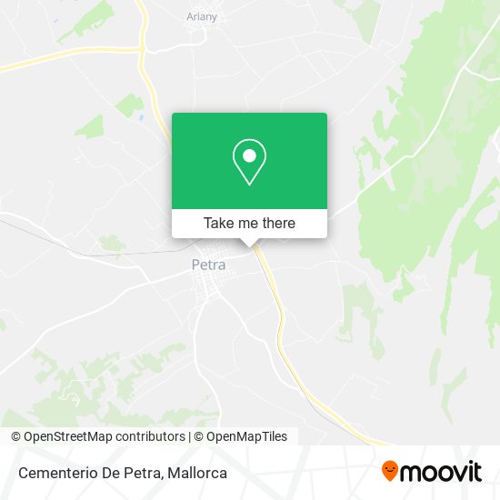 mapa Cementerio De Petra