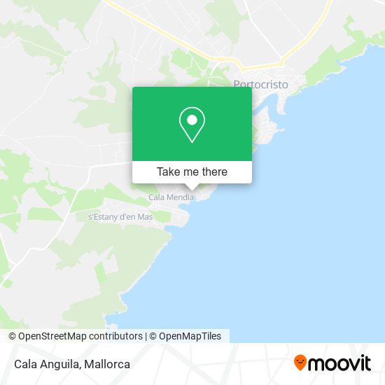 mapa Cala Anguila