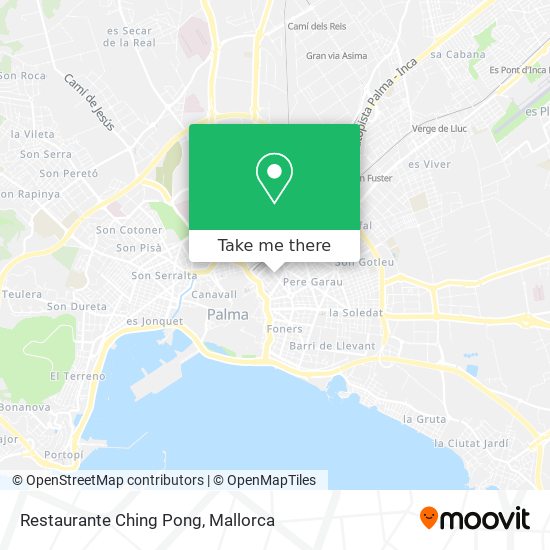 Restaurante Ching Pong map