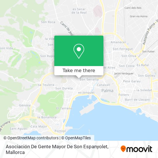 Asociación De Gente Mayor De Son Espanyolet map