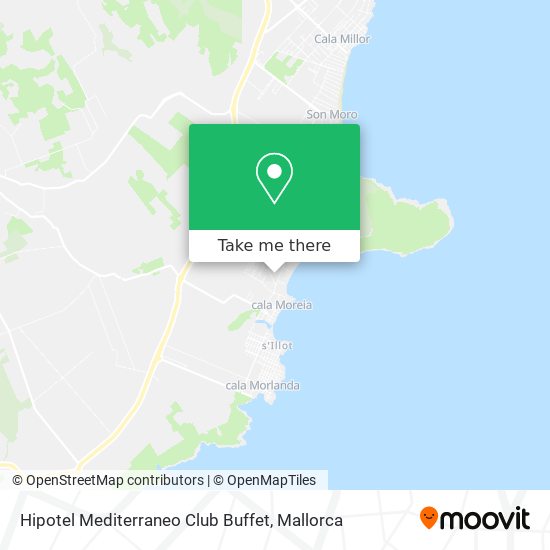 Hipotel Mediterraneo Club Buffet map