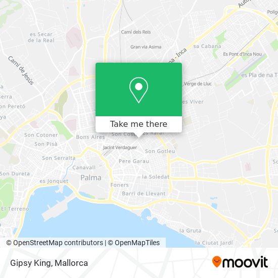 Gipsy King map